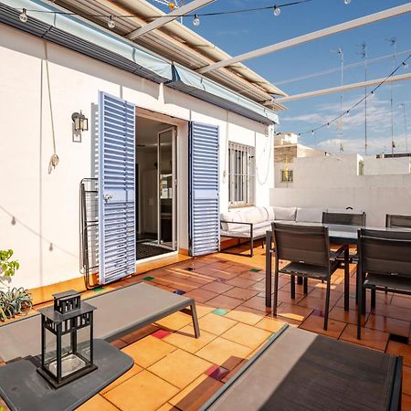 Apartament Atico La Azotea Con Terraza Privada Sewilla Zewnętrze zdjęcie